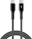 Wiwu Braided Cable USB-C Male - USB-C 60W Black 1m