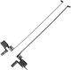 Laptop Hinges Bracket Set Hp Elitebook 8740w 17 6055b0007501 L 6055b0007502 R Left & Right Code 1-hng0968
