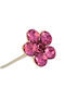 Silver And More Nose Piercing Earring Silver Pink Gold