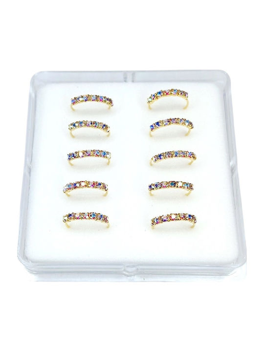 Ro-Ro Accessories Обеца Обръч за Нос от Сребро 10 x 0.8mm