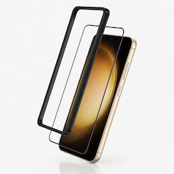 3mk Set 2 9h Tempered Glass Screen Protectors Galaxy S23 Plus Applicator Black Transparent 3mk Set 2 9h Tempered Glass Screen Protectors Galaxy S23 Plus Applicator Black Transparent
