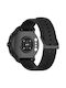 Modena Design Tragbare Bänder Silikon Amazfit Bip 5 46mm Schwarzes