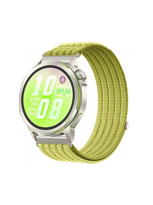Λουράκι Cloud Velcro Amazfit Bip 5 46mm 22mm Mint Green