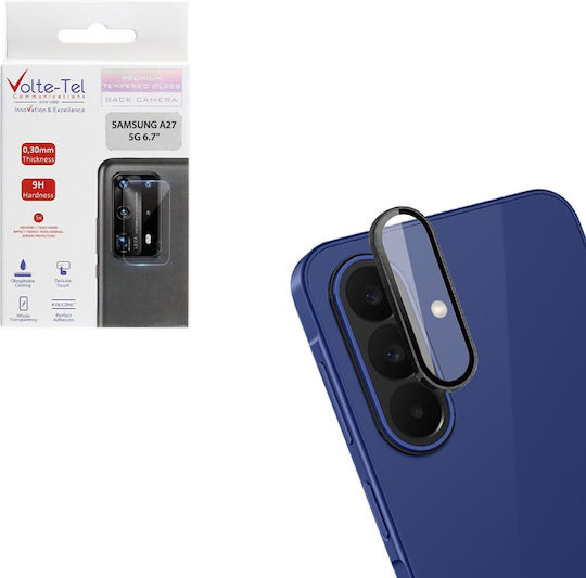 Volte-tel Camera Glass Cover Samsung A27 5g A276 6.7in 9h 0.33mm Easy Application Black Volte-tel