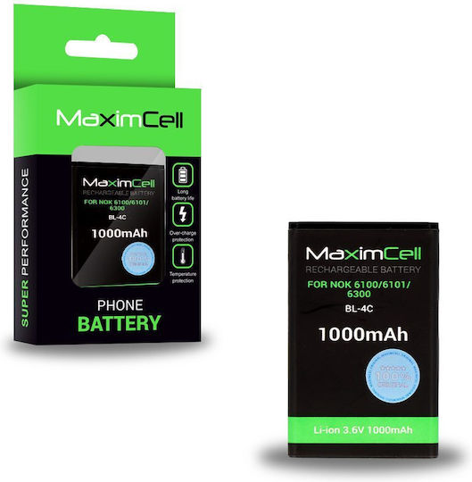 Maximcell Handy-Akku Nokia 6100 6101 6300 Bl-4c 1000mAh Li-ion