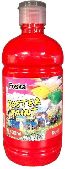 Foska Темперна Боя Червена 500ml