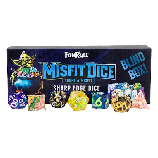 Misfit Adopt A Misfit Dice Set Blind Box Sharp Edge Dice Assortment 12
