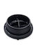 Nobleza Pet Plastic Slow Feeder Food Bowl for Dog & Cat with Stand in Black Colour
