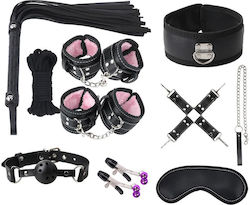 BDSM Kit σε Μαύρο Χρώμα 13τμχ BDSM Kit σε Μαύρο Χρώμα 13τμχ