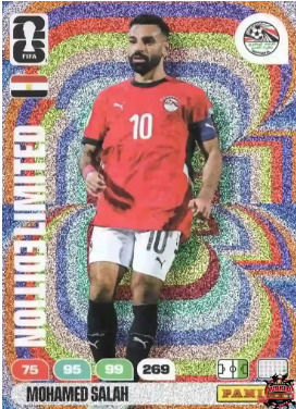 Panini Mohamed Salah Egypt Limited Edition Adrenalyn XL