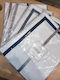 Vesta Home Vesta Home Kissenbezüge Set Weiß-Blau 53x75cm