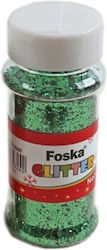Glitzer Goldstaub Foska Schüttelglas 60g Grünes