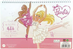 Gim Drawing Pad A4 Spiral Barbie 21x30 cm 30 Sh...