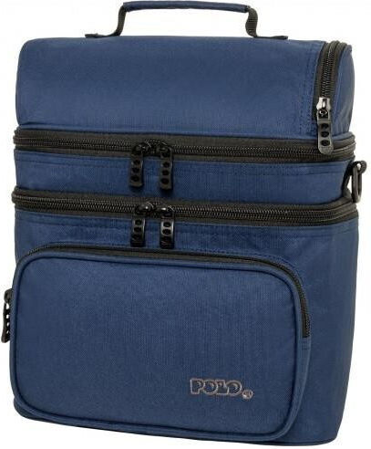 Polo Double Cooler Husă de prânz școlară Neagră