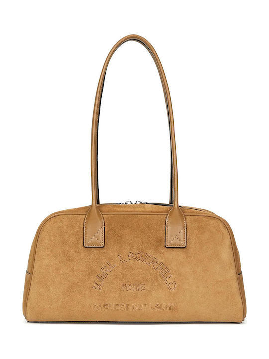 Leder Damen Handtaschen und Damentaschen Shopper Schulter Braune