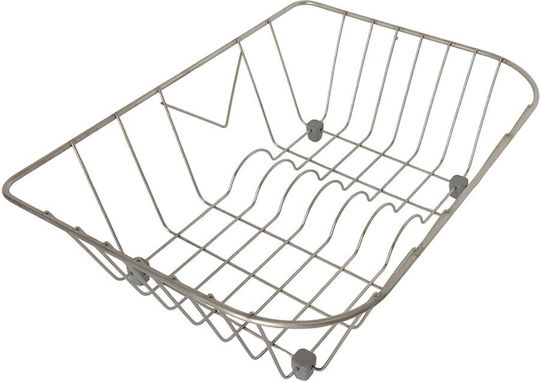 Sanitec No3 Abtropfkorb Inox Silber 41x30cm