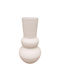 Decorative Metallic Beige Vase 10xH31cm