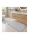 Tropik Home Set Cotton Bath Mats LJD27749 Grey 2 Pieces