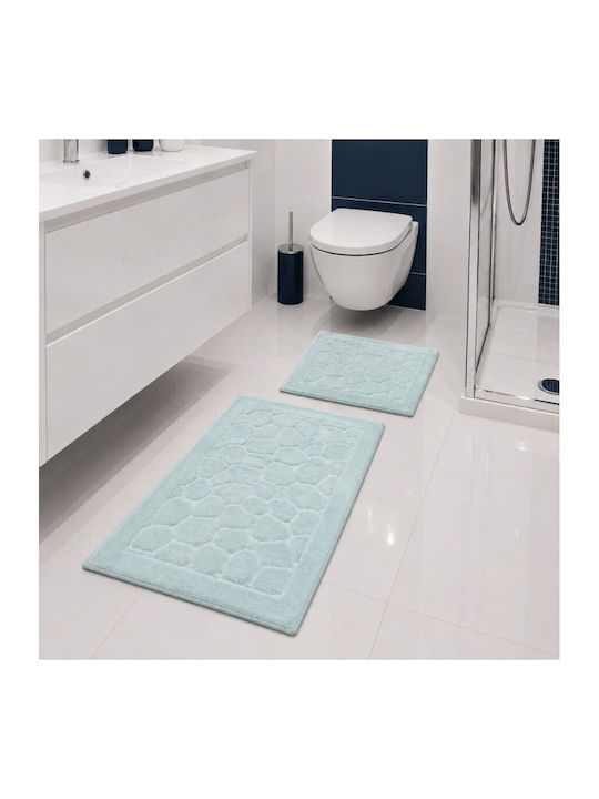 Tropik Home Tropik Home Badematten Baumwolle Grün 2 Stück
