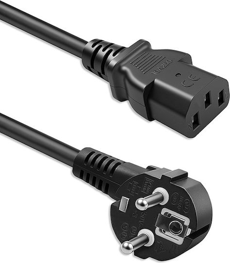 Qoltec Schuko / IEC C13 / IEC C14 - Schuko / IEC C13 / IEC C14 Cable 2.5m