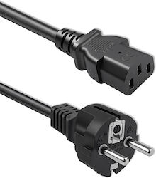 Qoltec Schuko / IEC C13 / IEC C14 - Schuko / IEC C13 / IEC C14 Cable 1.5m