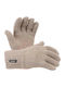 Beige Woolen Gloves