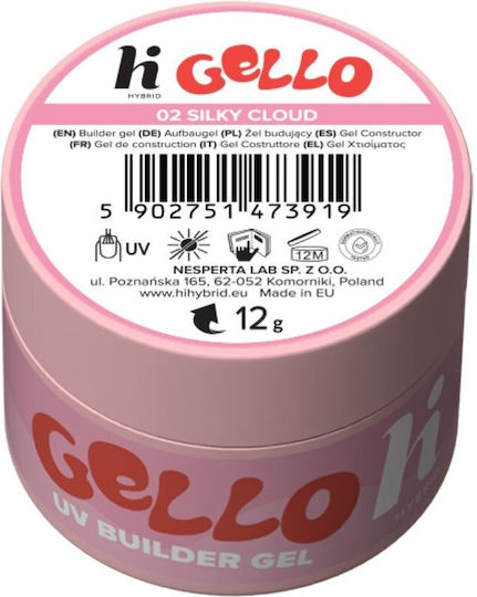 Hi Hybrid Builder Gel Falsche Nagelgel 02 Silky Cloud 12gr