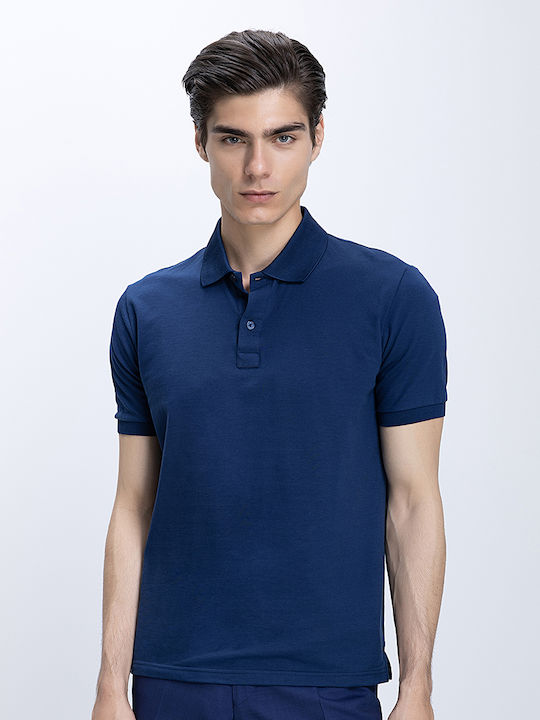 Vardas Polo Herrenbluse Dunkelblau