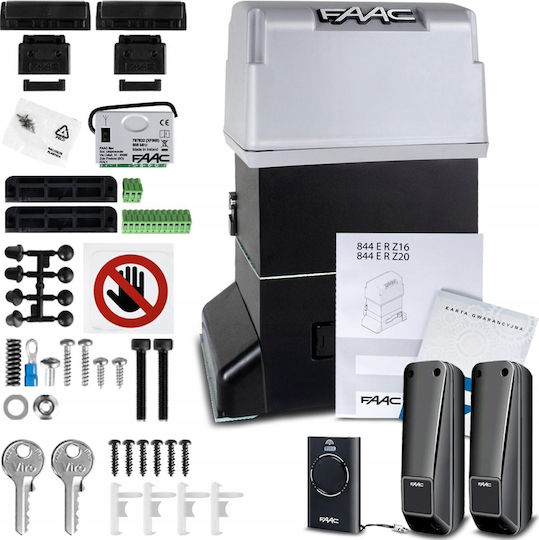Faac Garage Door Motor Set for Sliding Garage Door Up to 1800kg