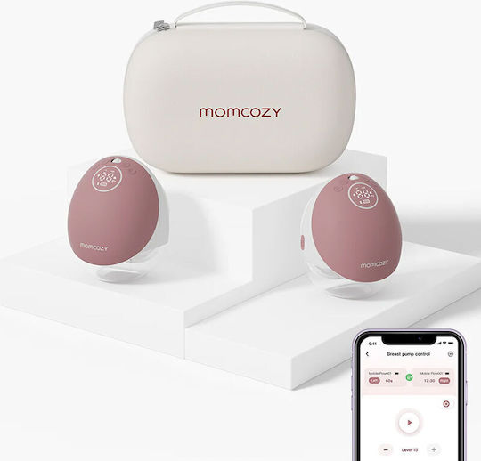 Momcozy Electric Double Breast Pump Red