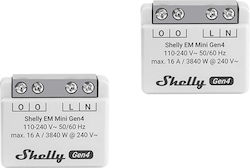 Shelly Energy Analyzer for Electrical Panel Analog Door / Recessed Single-phase Wi-Fi, Bluetooth, Zigbee Matter, Shelly 091147 Shelly Energy Analyzer for Electrical Panel Analog Door / Recessed Single-phase Wi-Fi, Bluetooth, Zigbee Matter, Shelly 091147