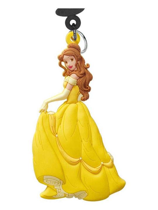 Disney Princess Soft Touch Pvc Bag Clip Belle