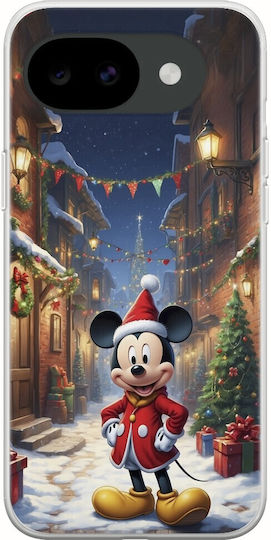 Θήκη Xmas Cartoons Mickey Google Pixel 10a 5g Flexible Tpu Διάφανη Σιλικόνη