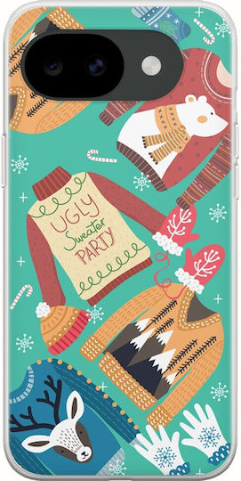 Θήκη Ugly Sweater Party Google Pixel 10a 5g Flexible Tpu Διάφανη Σιλικόνη