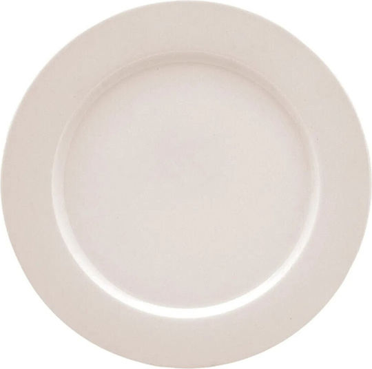Porland Porcelain Shallow Serving Plate Transparent 20cm