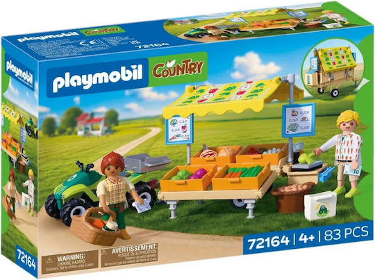 Playmobil Държава Външен Щанд За Зеленчуци За 4 Годишни