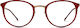 Modo 4094 Mred Red Gold Metal Prescription Eyeglass Frames