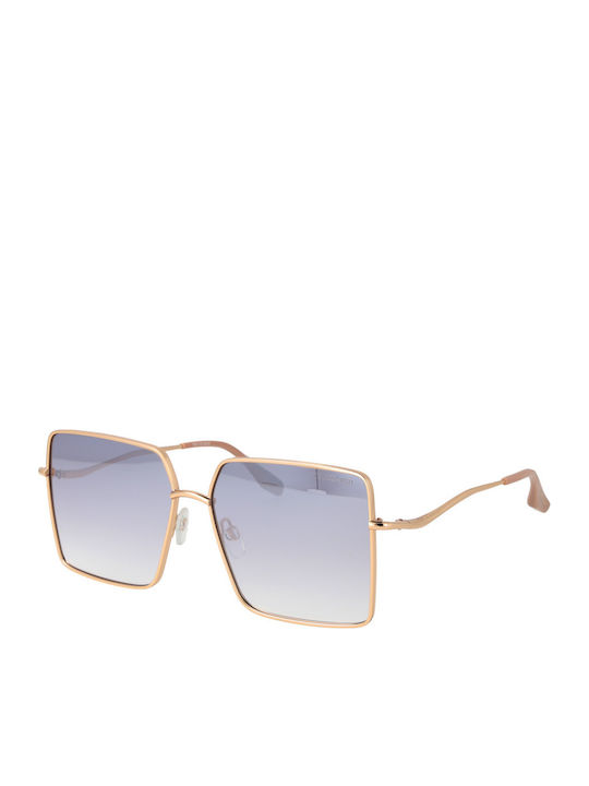 Trussardi Unisex Sunglasses with Gold Frame and Gold Lens TSW3010 04B