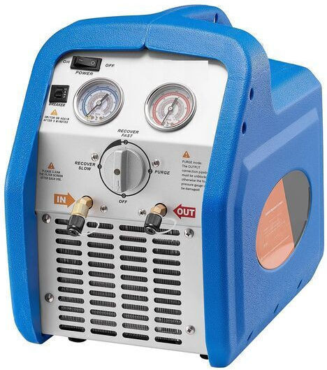 Refrigerant Recovery Machine 0.75 Hp 1450 Rpm 2.2 Kg Min