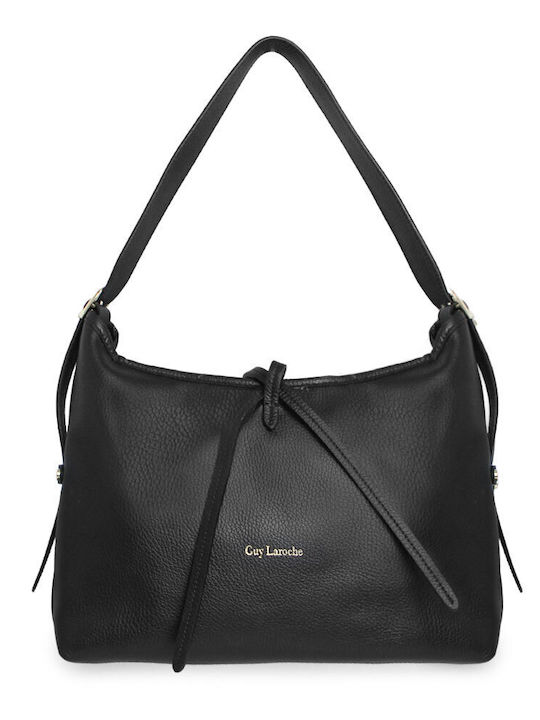 Leather Women's Shoulder Bag Black