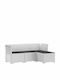 Ecksofa Outdoor Rattan mit Kissen
