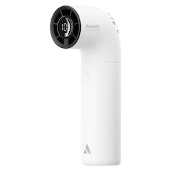 Aecooly Aero Tragbarer Handventilator Weiß 4 Geschwindigkeiten 2000mah Kompakt