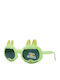 Kiddos Oval Kids Sunglasses with Polarized Green Lens