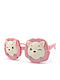 Kiddos Round Kids Sunglasses with Polarized Lens Flowers Pink