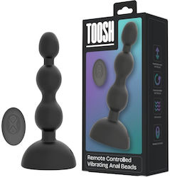 Toosh Anal Plug with Vibration Black
