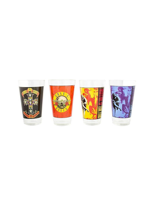 Out of the Blue Set Glasbrillen Cocktail/Trinken aus Glas 470ml 4 Stück