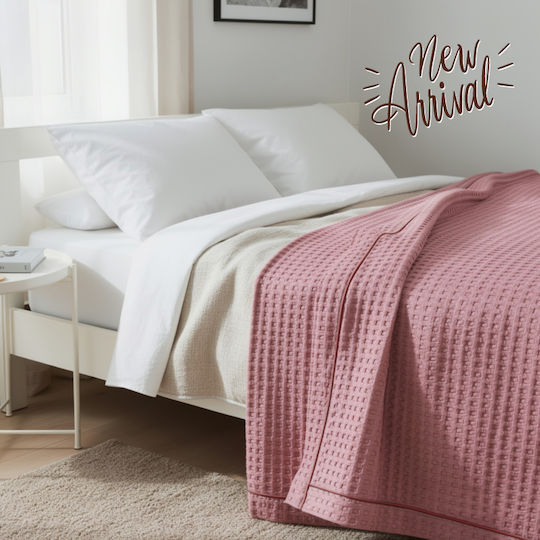 Isadore Lorraine Blanket Pique Single 160x250cm Rotten Apple
