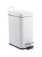 Happy House Inox Badezimmer Mülleimer 5lt Weiß