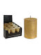 Zaros Decorative Gold Candle