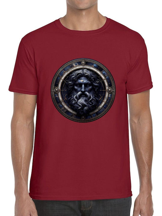 T-shirt Mythological Bearded Deity Celestial Ic...